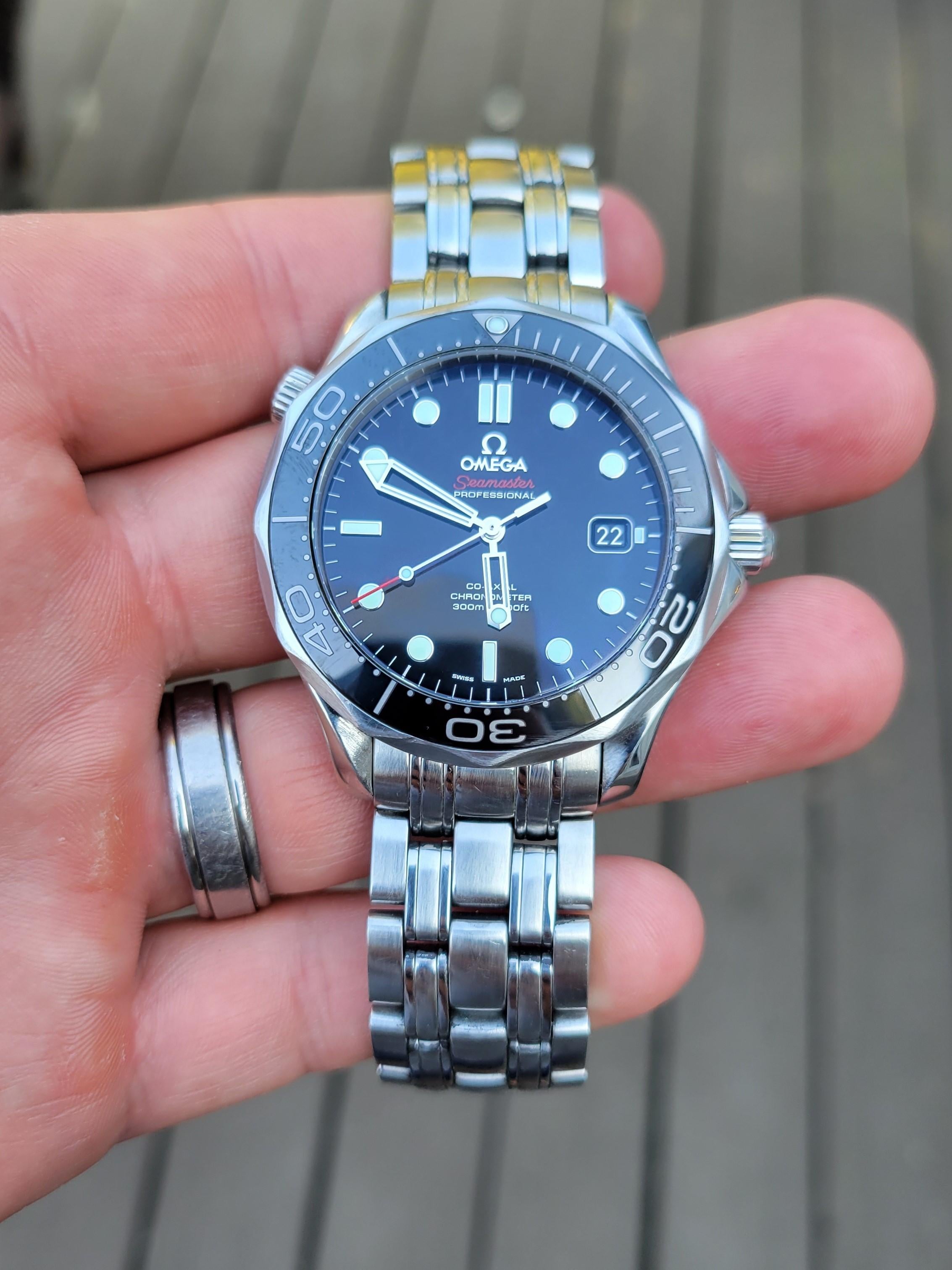 WTS Omega SMPc Seamaster Professional Diver 300M 41mm Black Dial