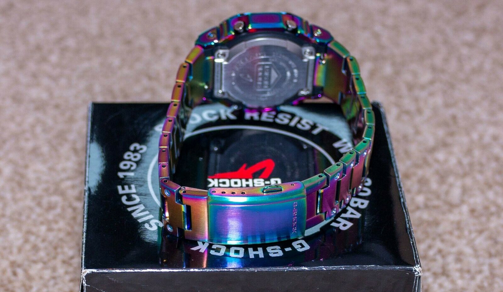 Casio G Shock Gw M5610 1er With Iridescent Full Metal Band And Bezel Watchcharts