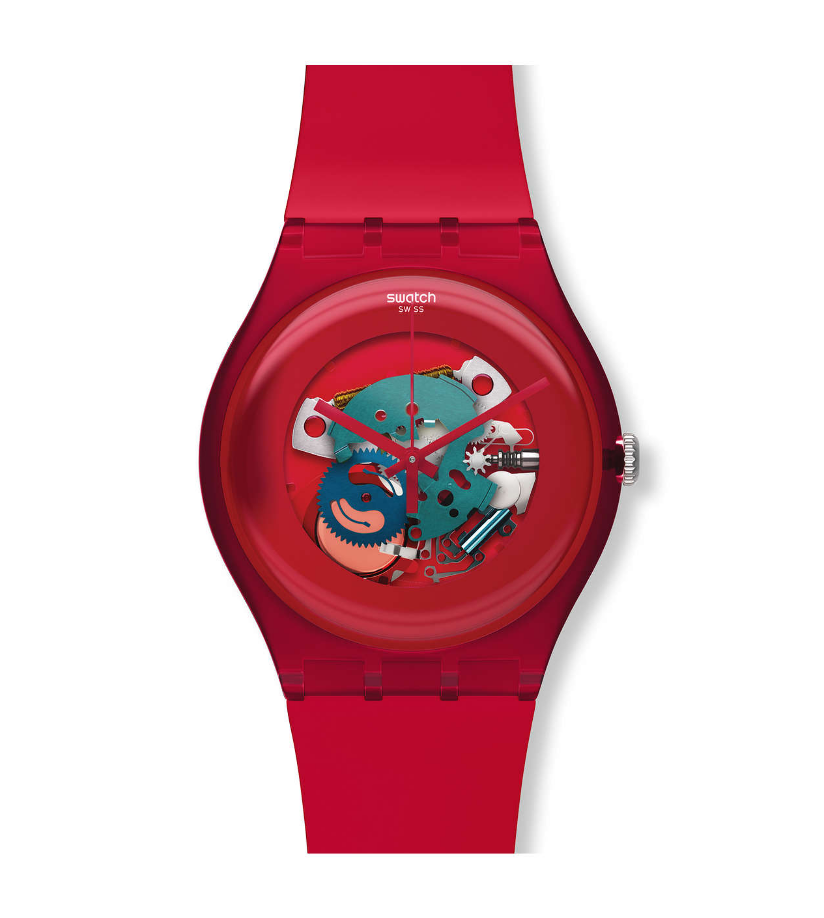 Swatch Red Lacquered (SUOR101) Market Price | WatchCharts