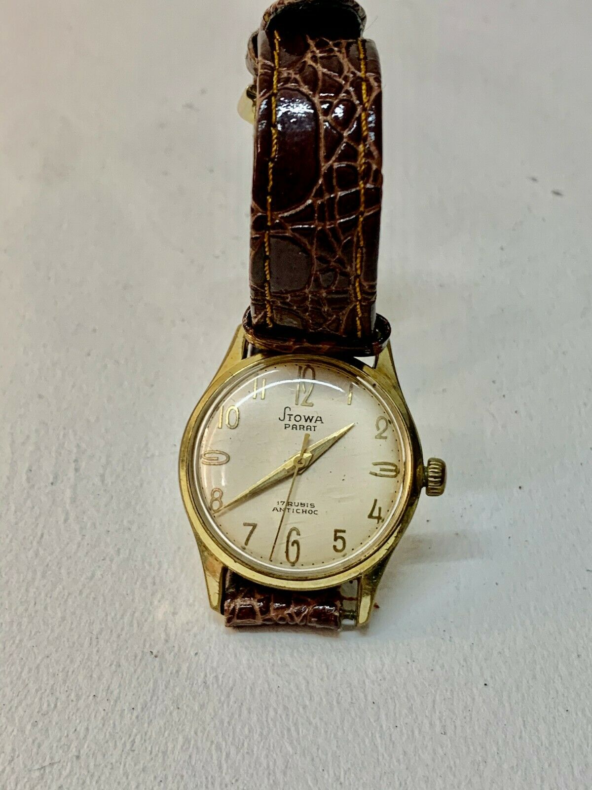 Vintage Stowa Parat 17 Rubis Antichoc Armbanduhr WatchCharts Marketplace