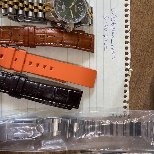 [WTS] Seiko SARB017 Alpinist with extras (PRICE REDUCED); 2 Strapcode