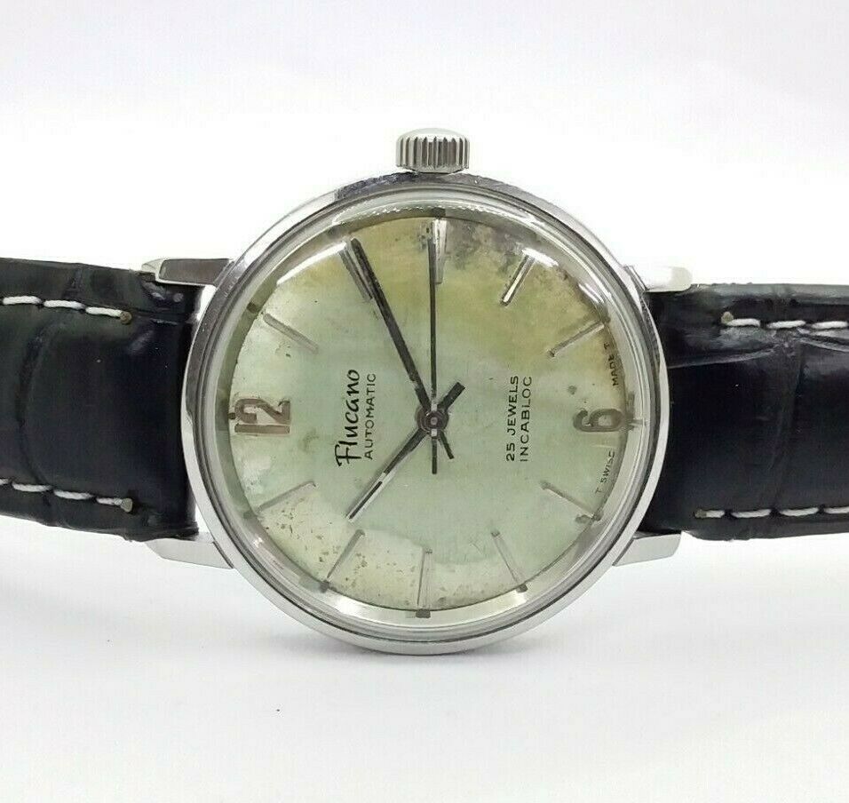 USED VINTAGE MEN'S FLUCANO AUTOMATIC 25 JEWELS INCABLOC EXCELLENT