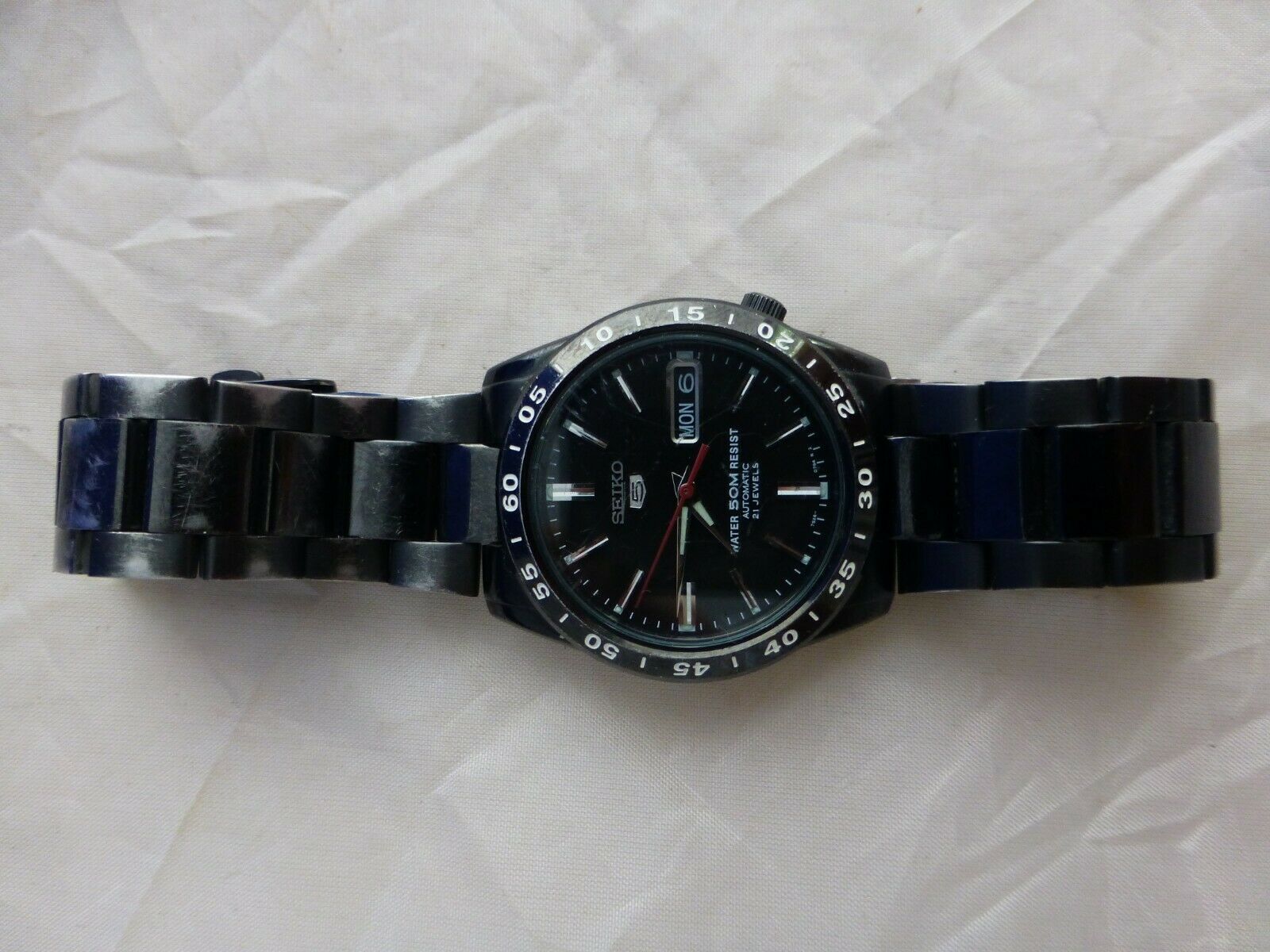 美品] SEIKO 5 7S26-02T0 Automatic Black | nate-hospital.com