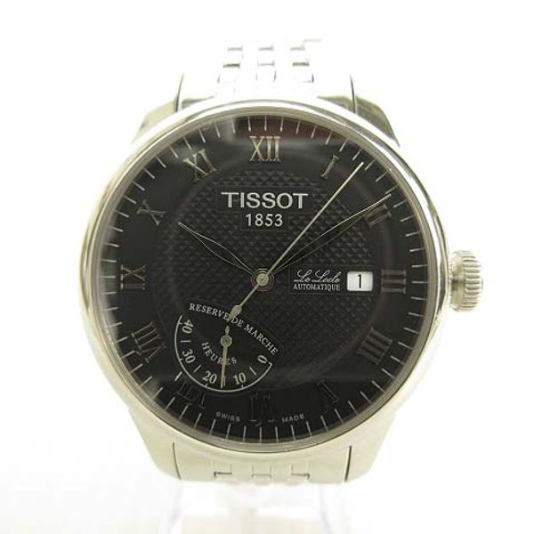 ティソ TISSOT T-Classic 自動巻き 腕時計 T006424A Used] Tissot TISSOT T-Classic Classic Automatic Watch Black Dial