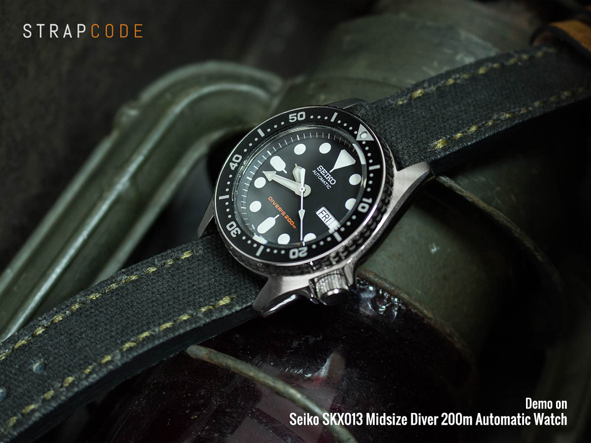 Skx013 cheap leather strap