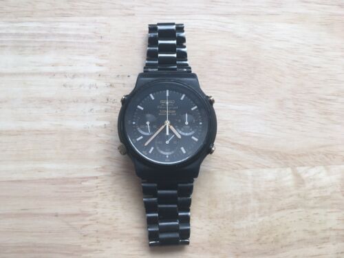 Seiko 7A28-7060 Titanium Sports 100 Quartz Chronograph - AS-IS