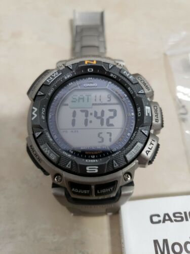 Casio ProTrek Pathfinder Solar Triple Sensor Titanium PAG240T-7 Ti