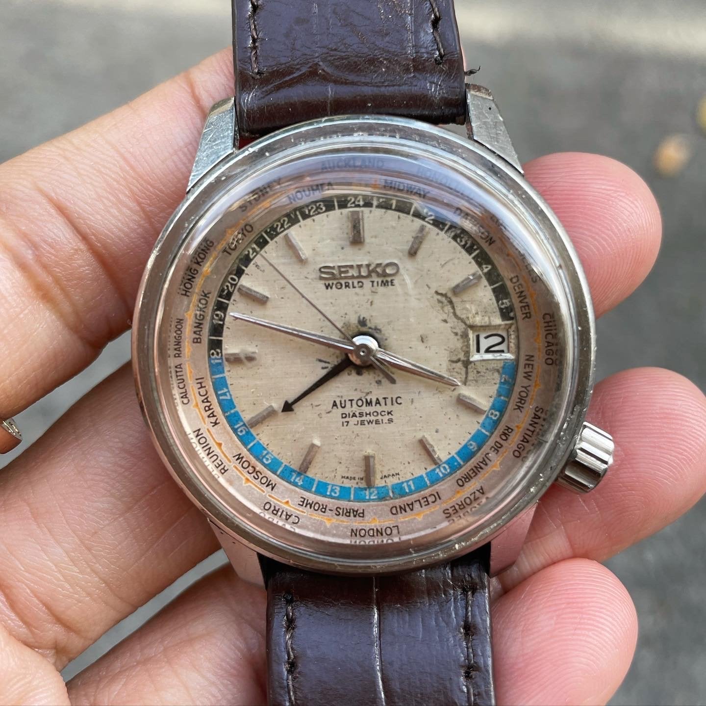 Seiko 6217 world online time