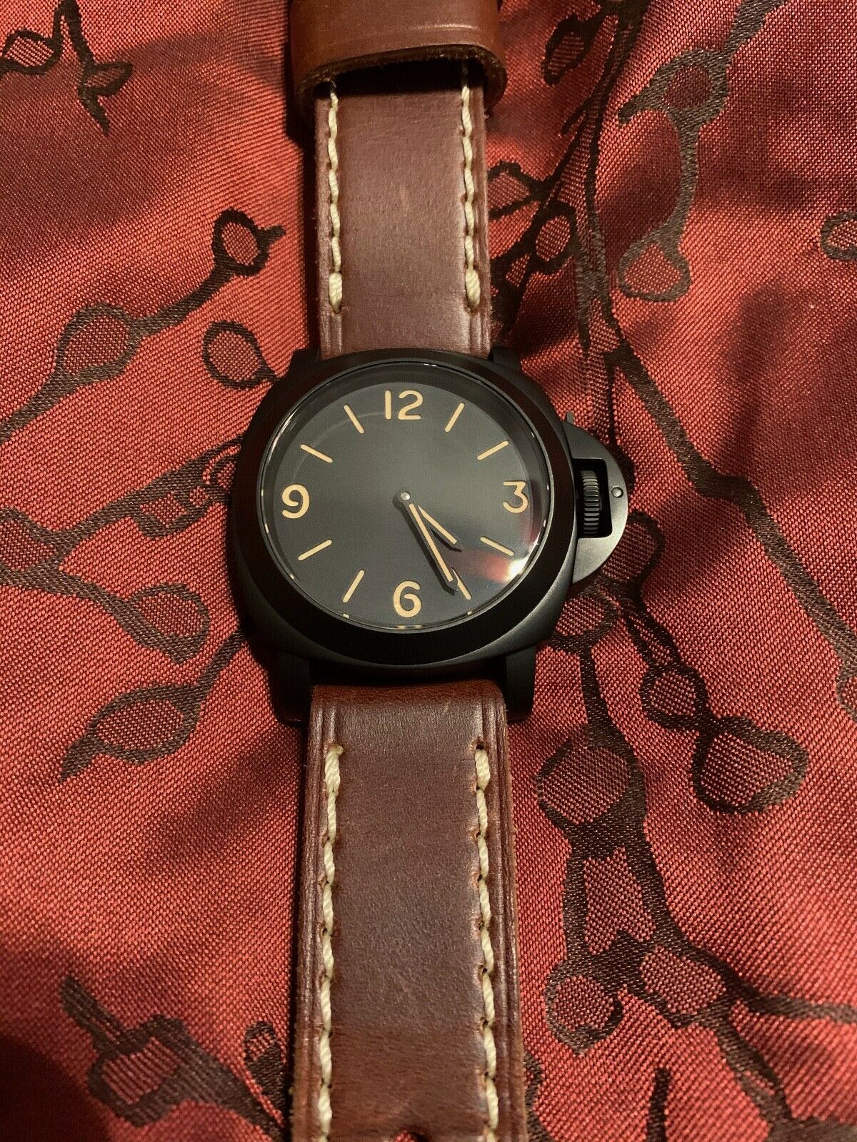 Getat Panerai Homage Marina Militare PVD with PVD mechanical hand