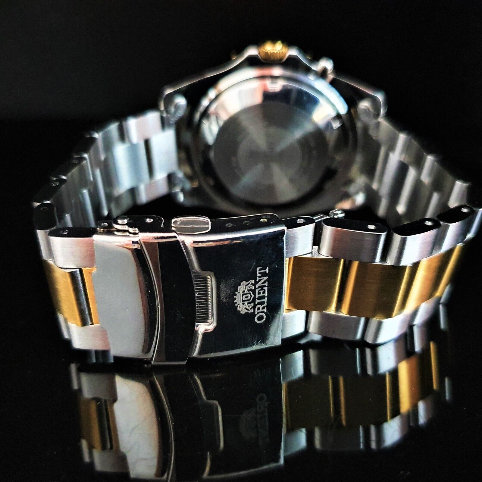 Orient MAKO XL Gold Japanese Watch Automatic 46943 Diver Men's