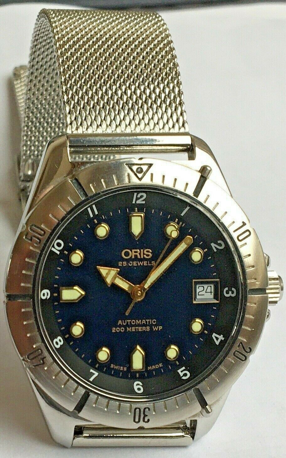 ORIS 7401 稼働 オリス 7401 自動巻 38mm OH済 1990年代