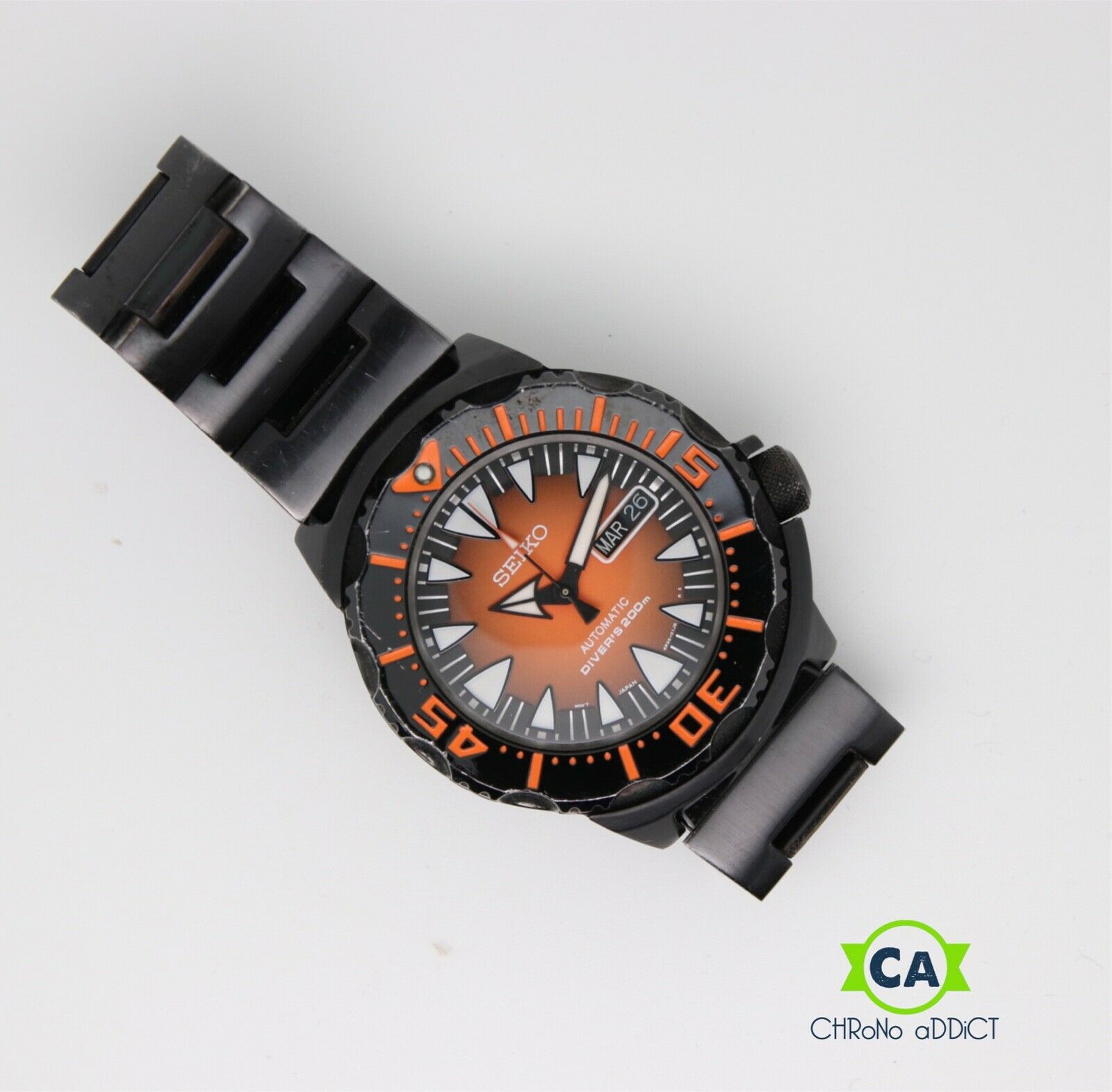 SEIKO SRP311 SRP311K1 ORANGE 2nd Gen MONSTER Automatic Men s Diver watch 2N1036 WatchCharts