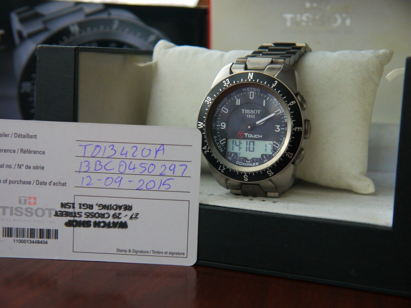 Tissot t hot sale touch pilot