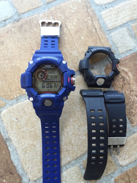 G shock rangeman navy on sale blue