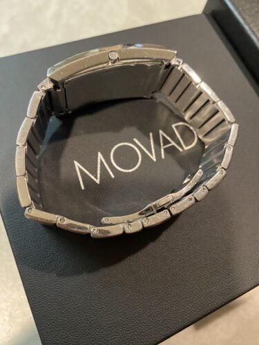 Movado Men s Watch Model 84 G4 1450 Quartz Black Dial RUNS WELL With Box WatchCharts Marketplace