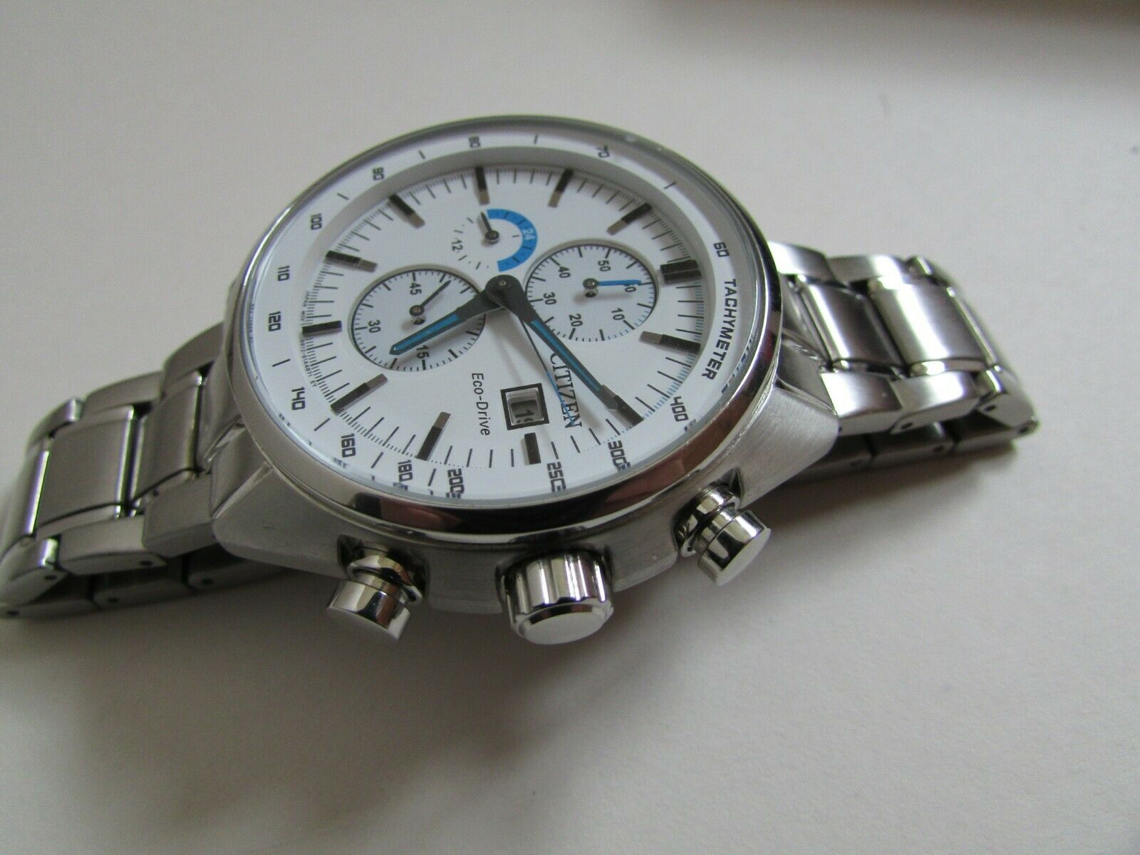 Citizen CA0590-58A Eco Drive Chronograph Stainless Steel Men's 