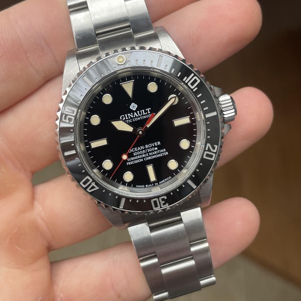 [WTS] Ginault Ocean Rover II No Date - Full Set | WatchCharts Marketplace