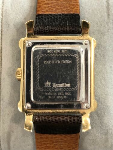 Hamilton Lloyd Registered Edition 6294 Gold Plated Vintage Quartz