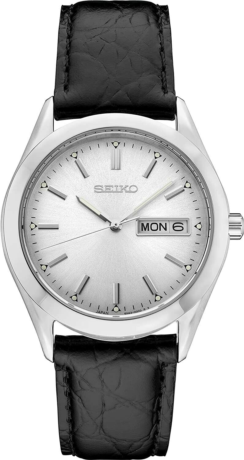 SEIKO SUR365 Essentials Time Wristwatch Brand New in Box with Tags