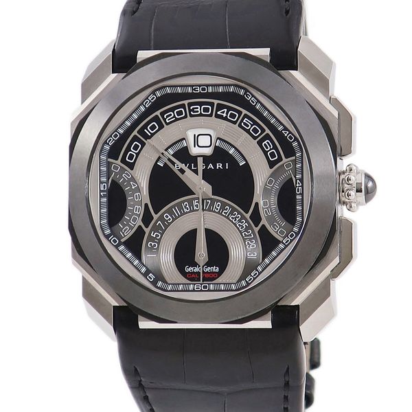 Bvlgari BVLGARI Gerald Genta Oct Quadri Retro BGO45BSCLDCHQR Jumping ...