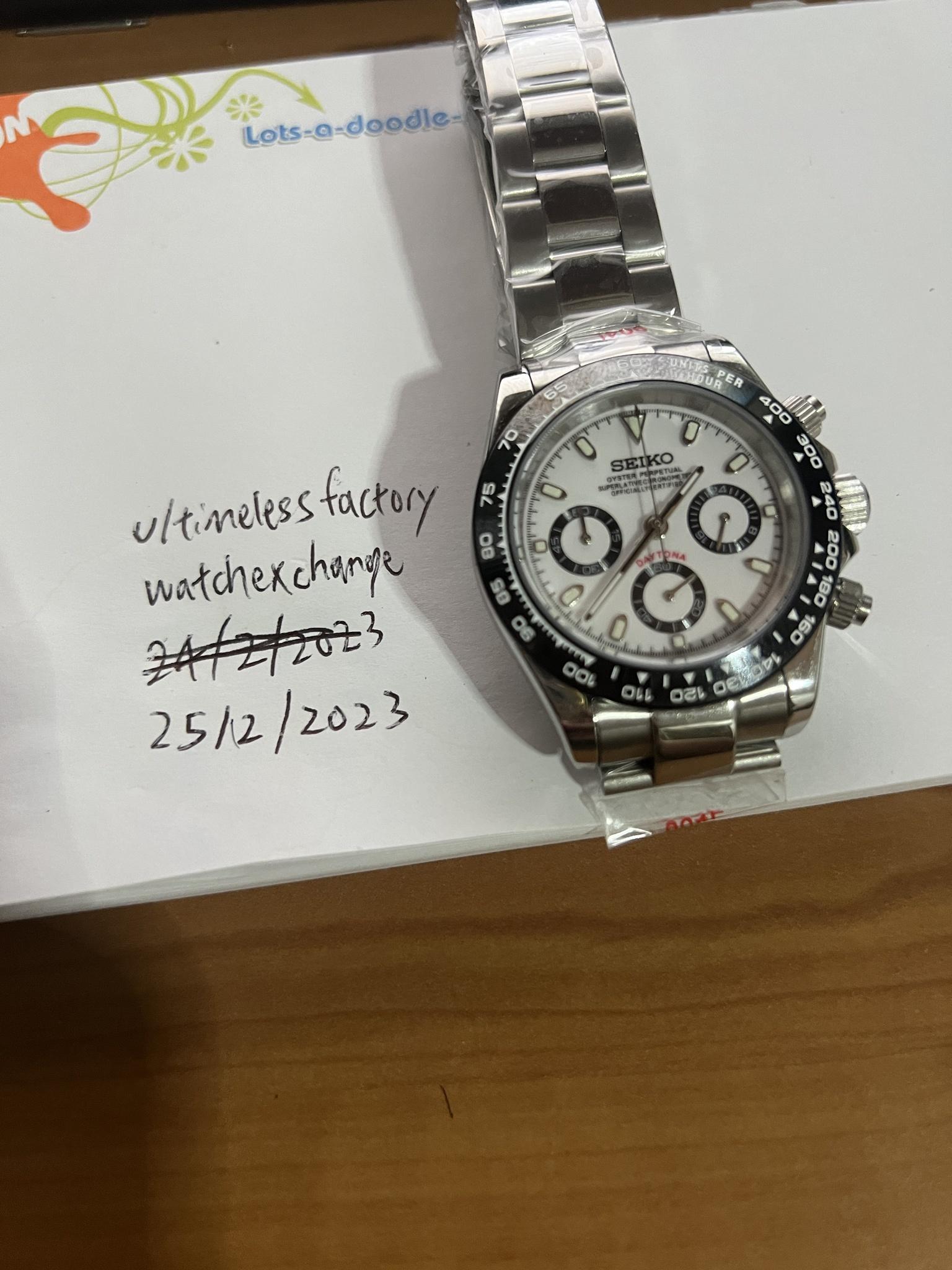 WTS] Custom build Seiko 'Panda' Daytona Mod | WatchCharts