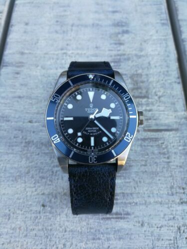 tudor black bay smiley face