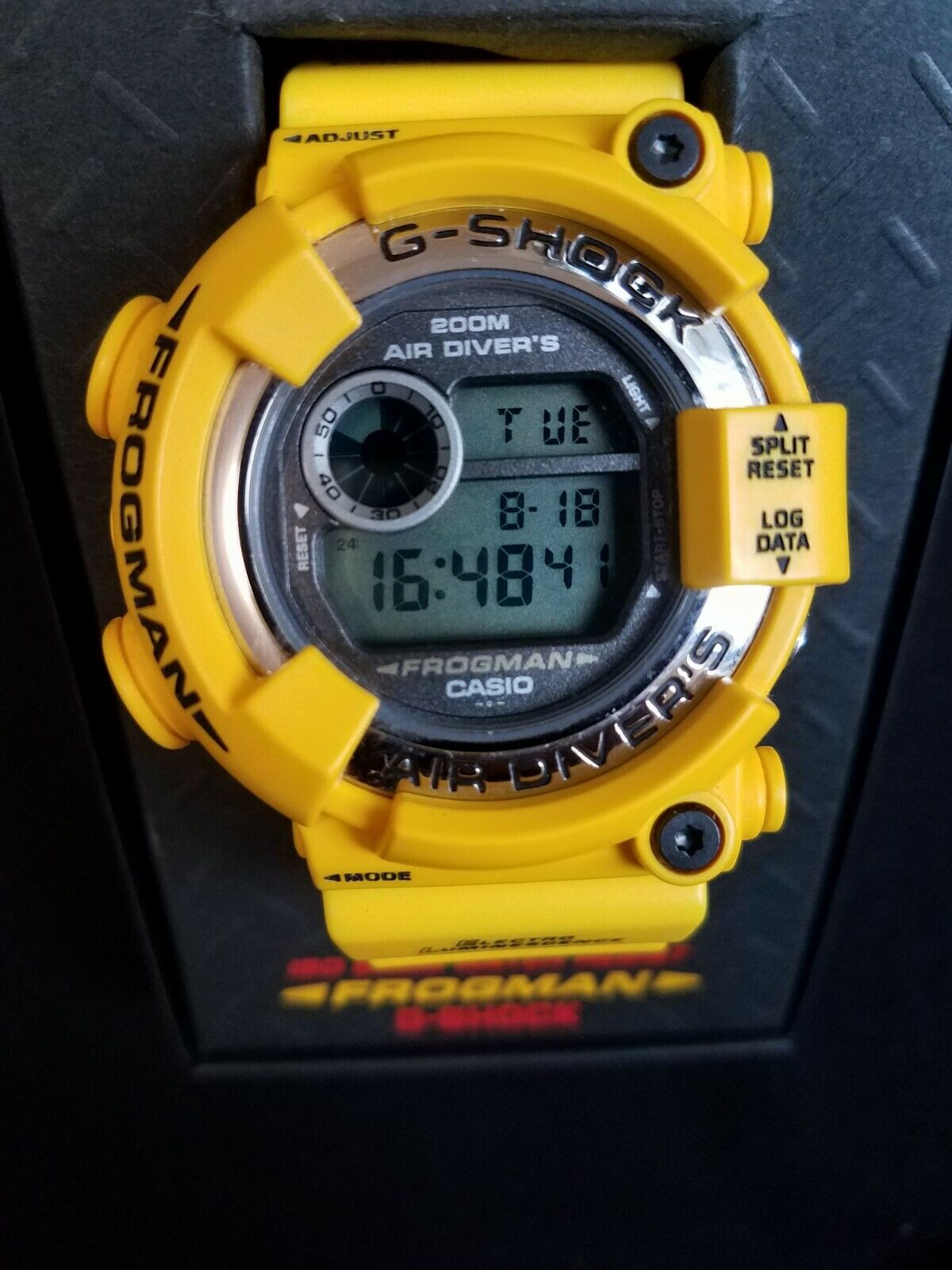 CASIO G-SHOCK FROGMAN DW-8250Y-9T MEN IN YELLOW ANNIVERSARY