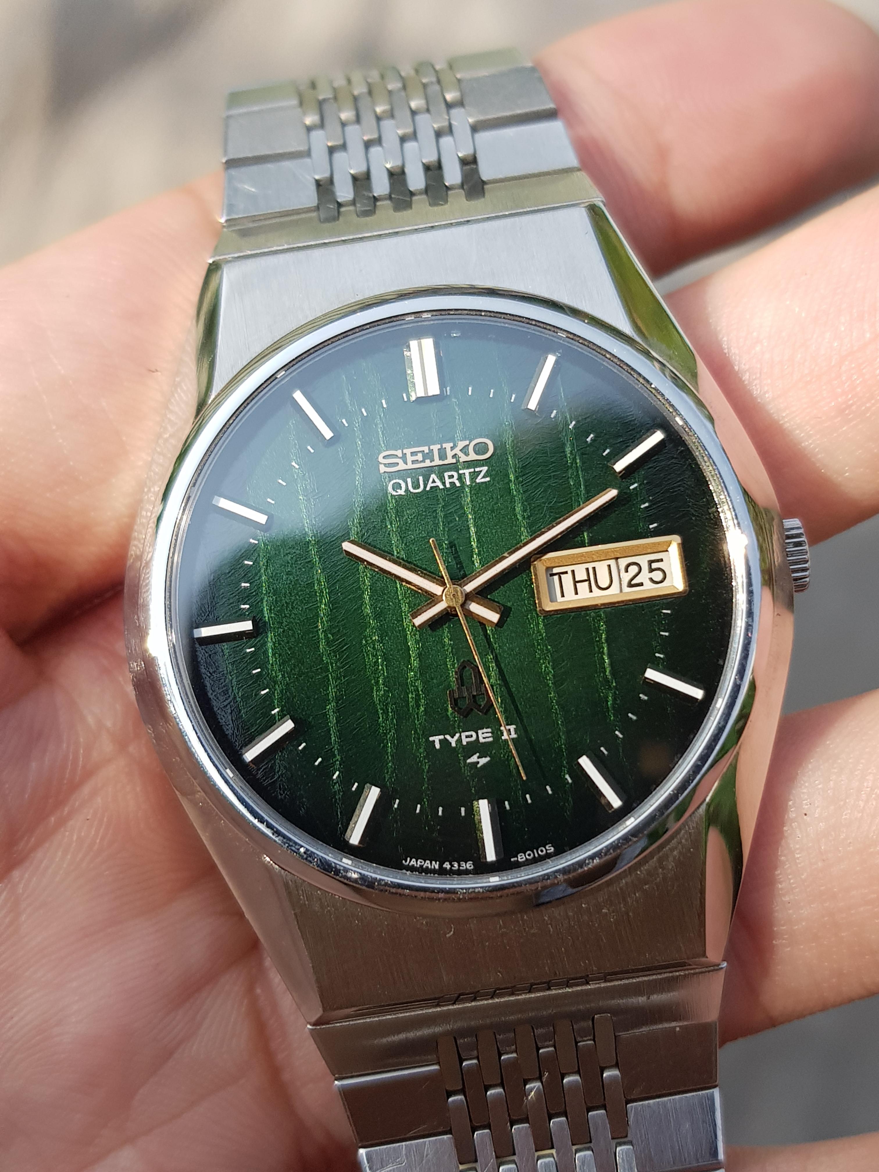 WTS] Seiko Type II 4336-8060 Green Dial | WatchCharts Marketplace