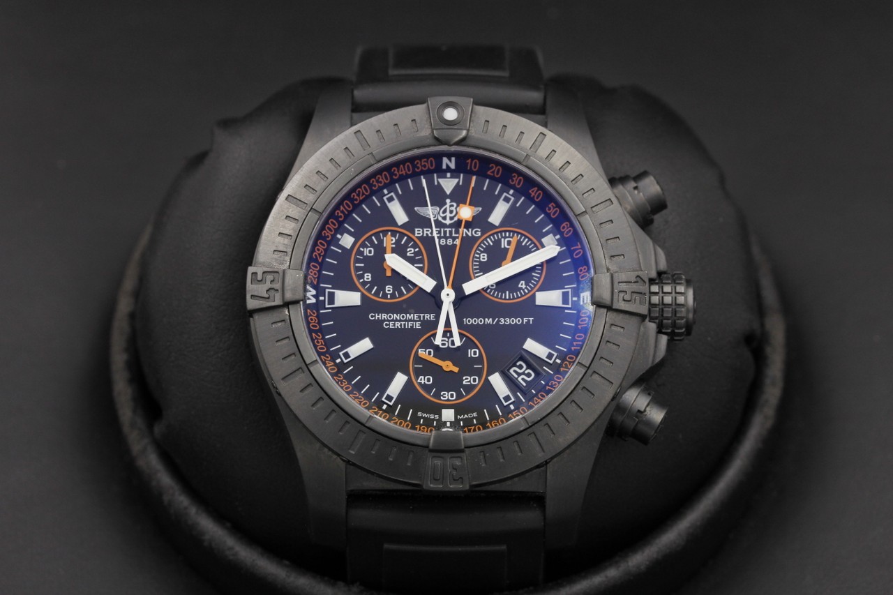 breitling avenger seawolf blacksteel limited edition