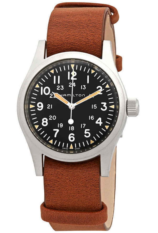 Hamilton Khaki Field Mechanical 38 Black (H69439531) Historical Charts ...