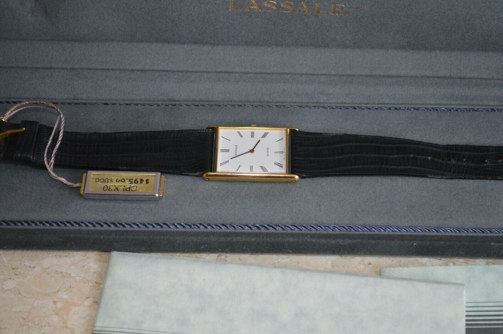 Vintage Elegant Lassale Dress Watch Gold Plated 6 Jewel Seiko Movement -  Ruby Lane
