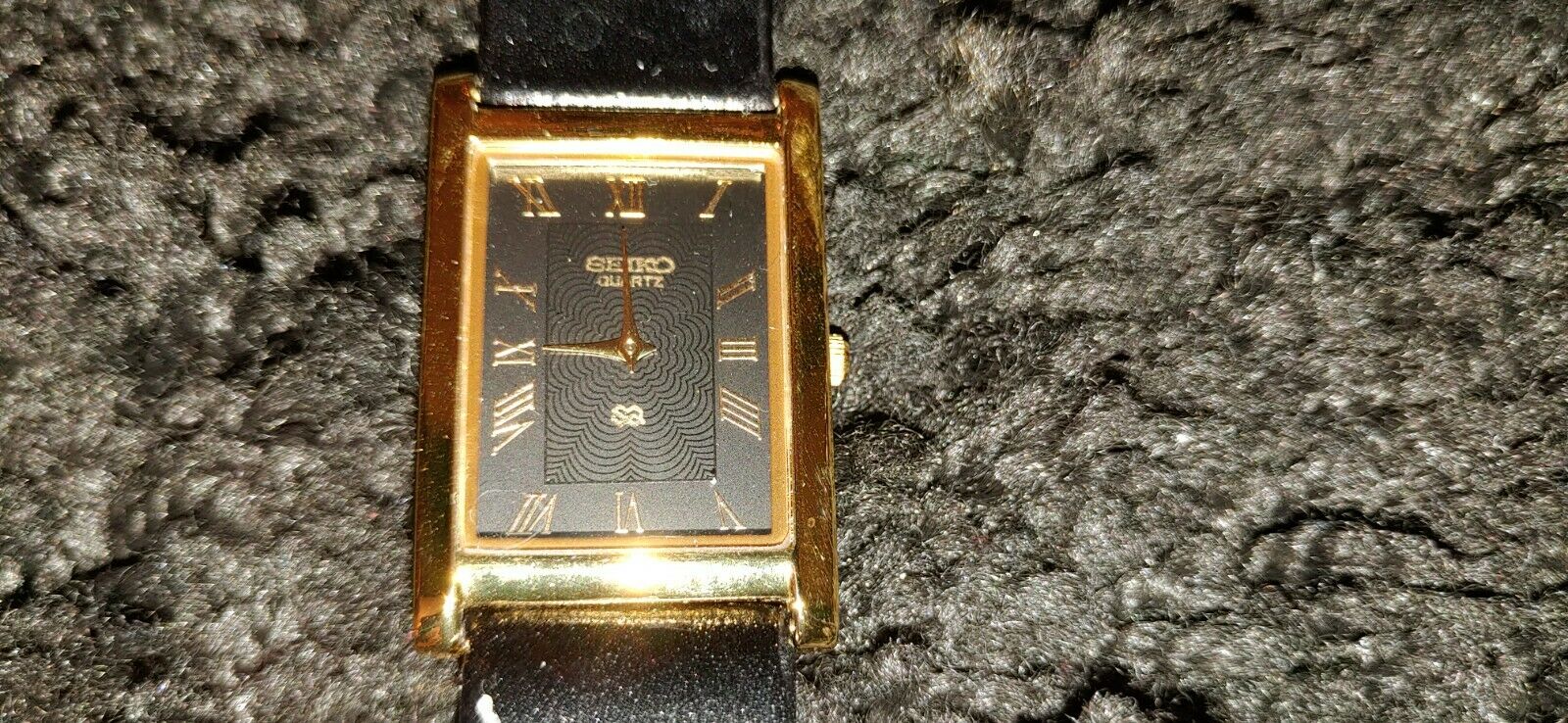 seiko tank watch black gold SQ WatchCharts Marketplace