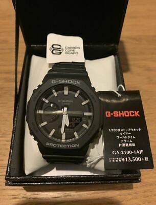 Casio Watch G Shock Carbon Core Guard Ga 2100 1ajf Men S Black From Japan 1aer Watchcharts