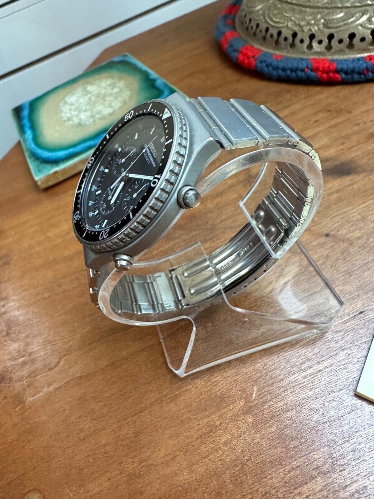 Vintage Seiko Speedmaster Chronograph Rare 7A28-7040 JDM All