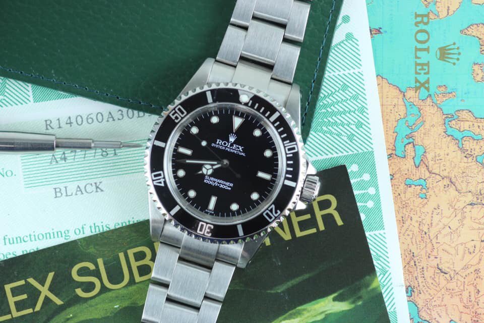 rolex 14060 swiss only dial