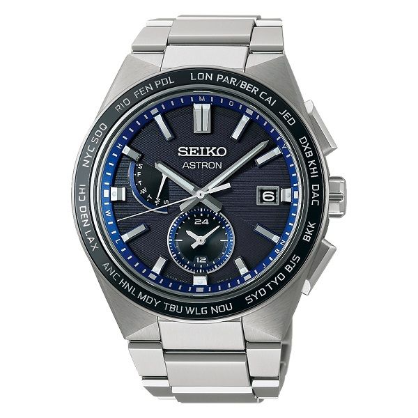 SEIKO ASTRON Seiko Watch Solar Radio Astron World Time Model Titanium ...