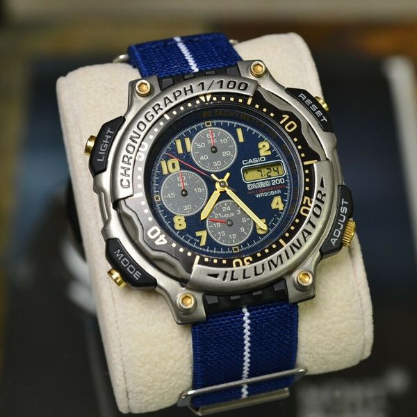 CASIO DRO-212 [1325] DURO 200 SHROUDED DIVE WATCH ILLUMINATOR