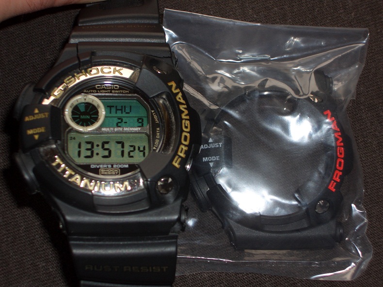 FSOT Casio G Shock DW 9900 1B Frogman Spare New Bezel