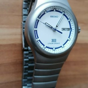 SEIKO 3650 LITHIUM OPERATE 5G23-6020 ANTIMAGNETIC JAPAN