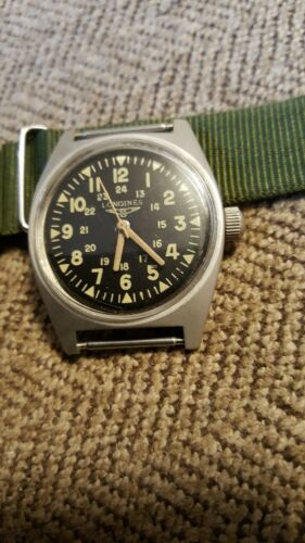 Longines U.S. Army Military Issued Mens Watch Type A7 Rare