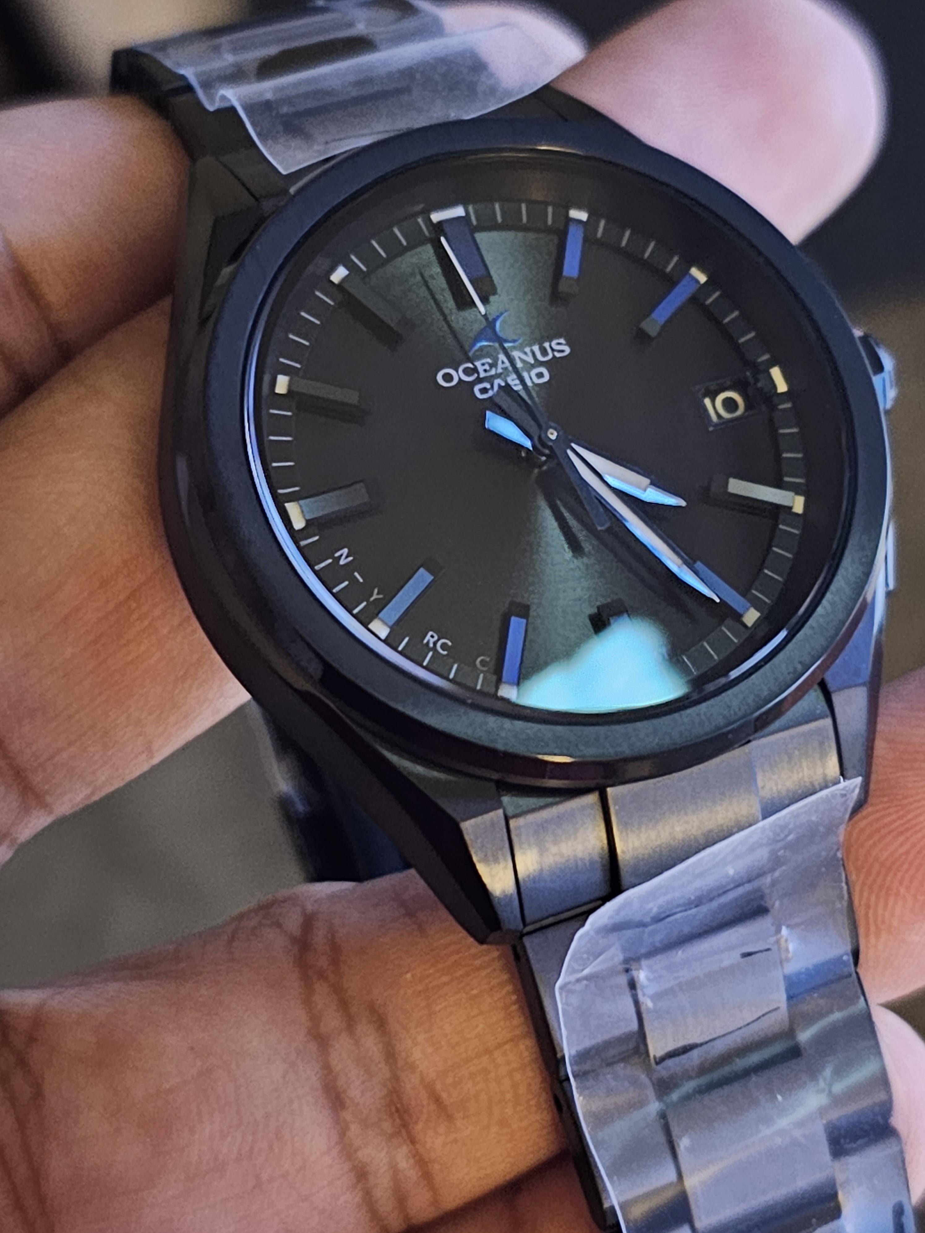 WTS] New Casio Oceanus T200 All black | WatchCharts Marketplace