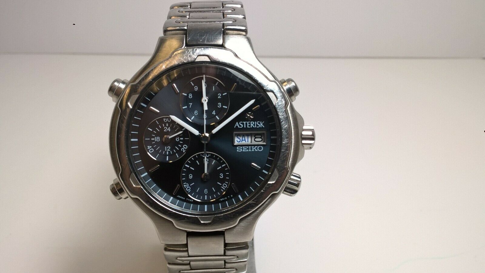 Rare Designer Seiko Asterisk SCLY001 7T59 6A20 1 100 Quartz Chrono