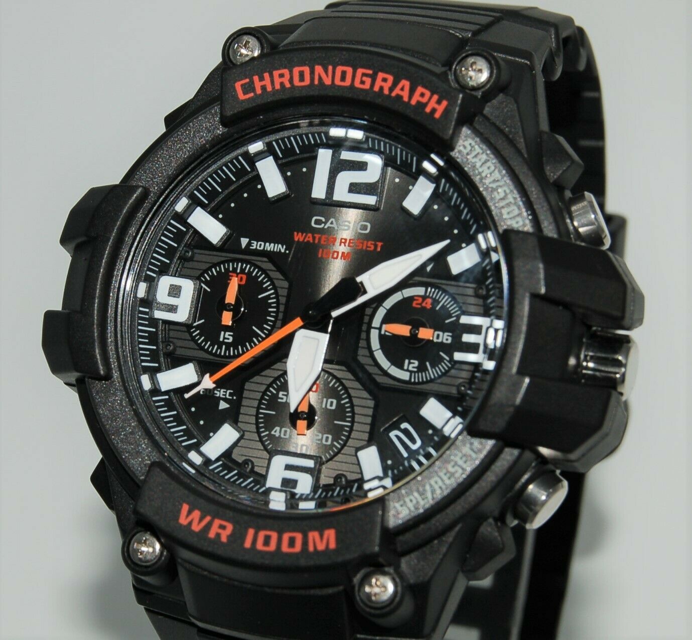 casio chronograph wr 100m