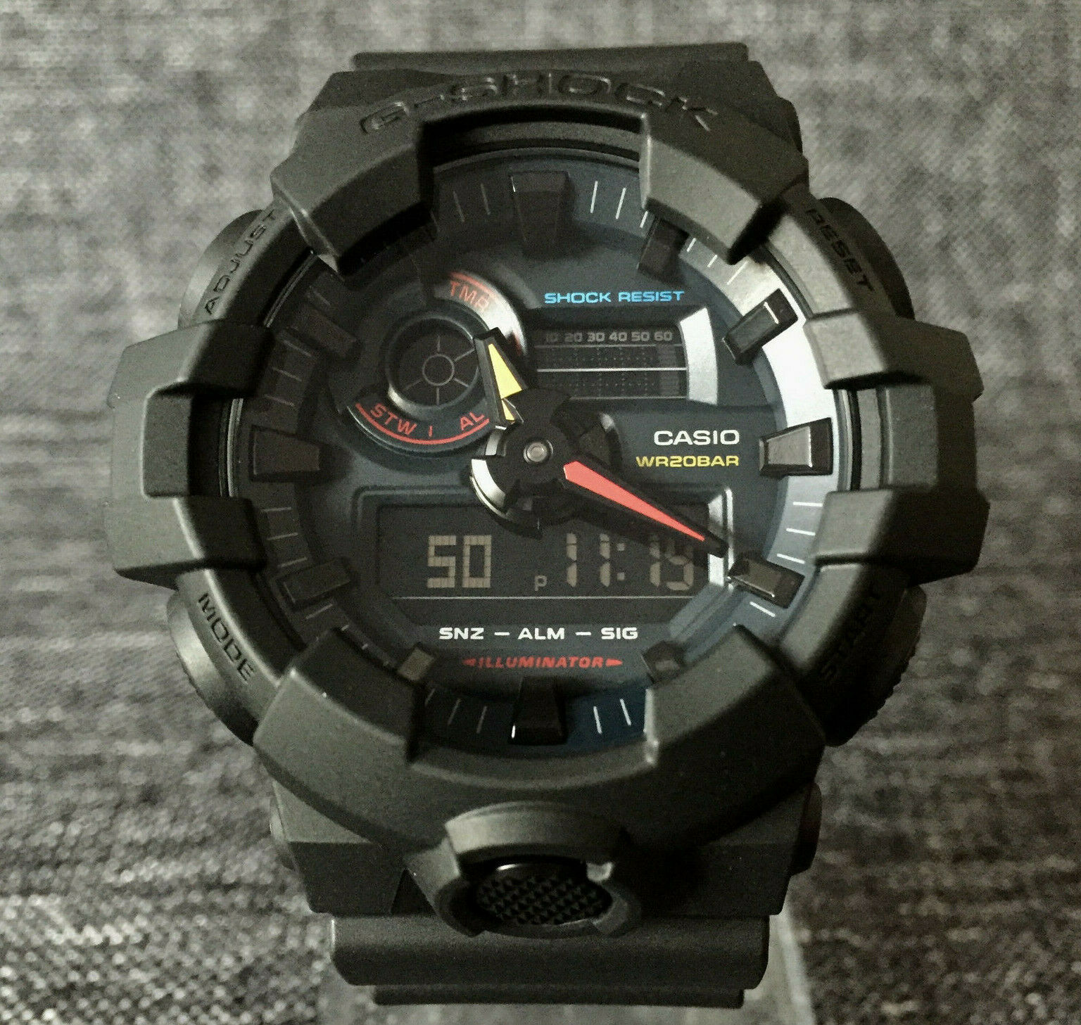 Casio G Shock Ga 700bmc 1a Black X Neon Neo Tokyo Series Brand New Watchcharts