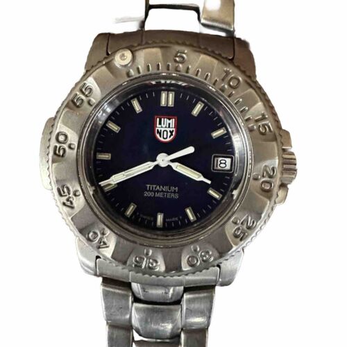 Luminox Titanium Series 3600 Men s Blue Face 3 H MBM Navy Watch WatchCharts Marketplace