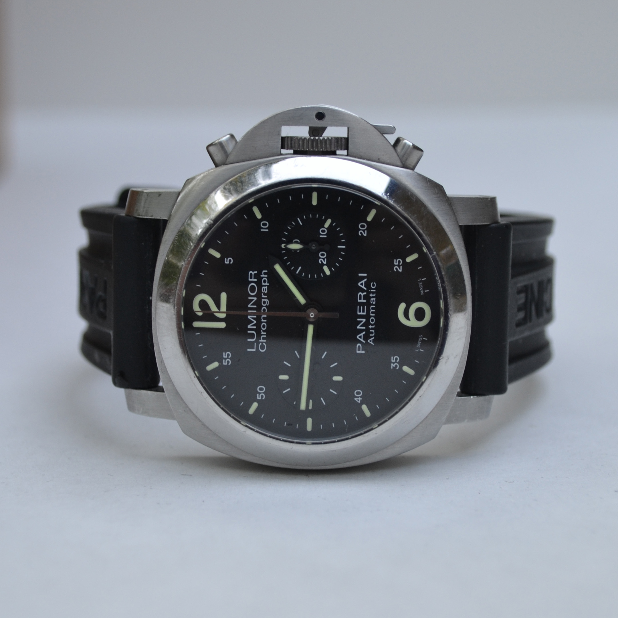 Panerai Luminor Chronograph PAM 310 with box papers WatchCharts Marketplace