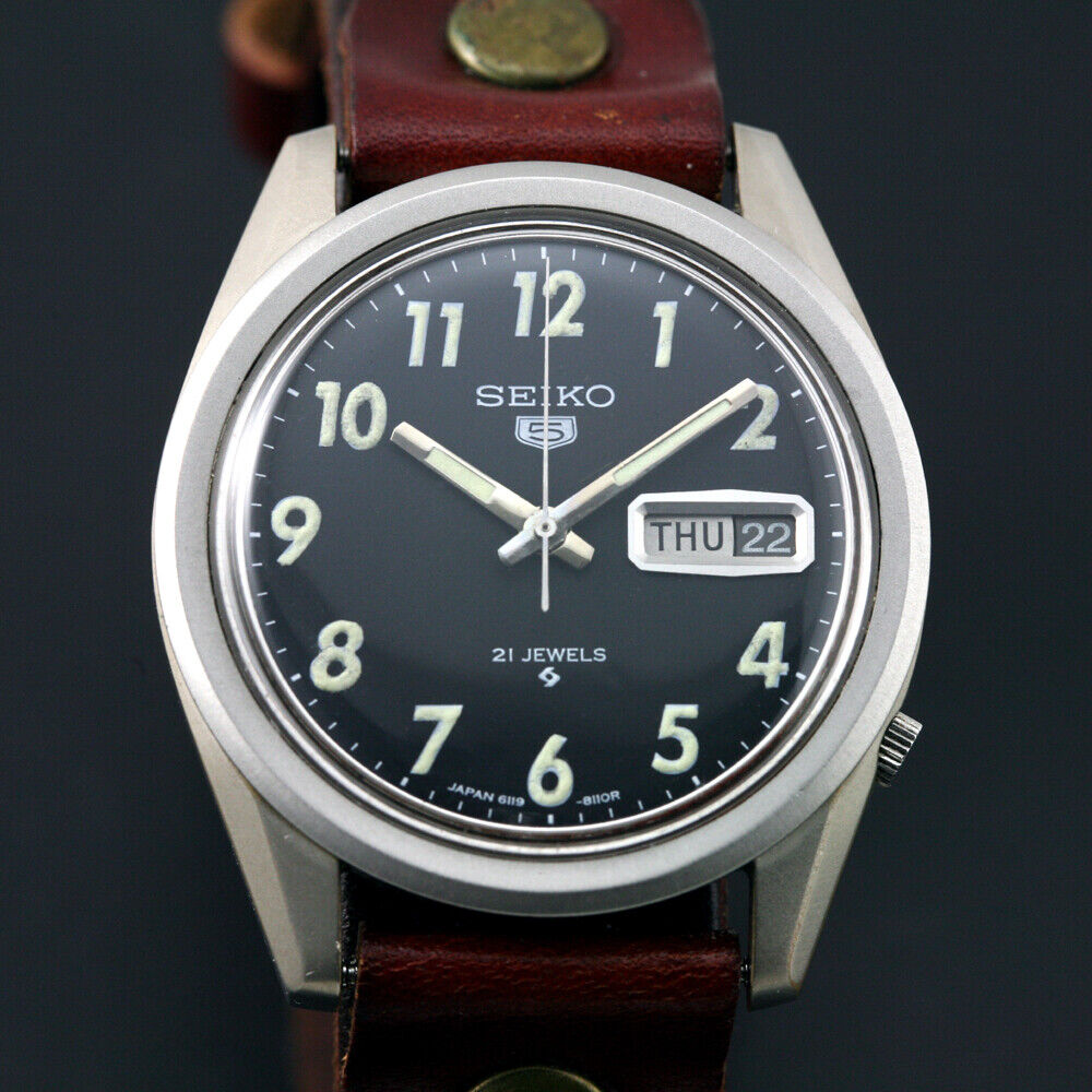 Vintage Seiko MACV SOG Vietnam Era Automatic Military Mens 6119