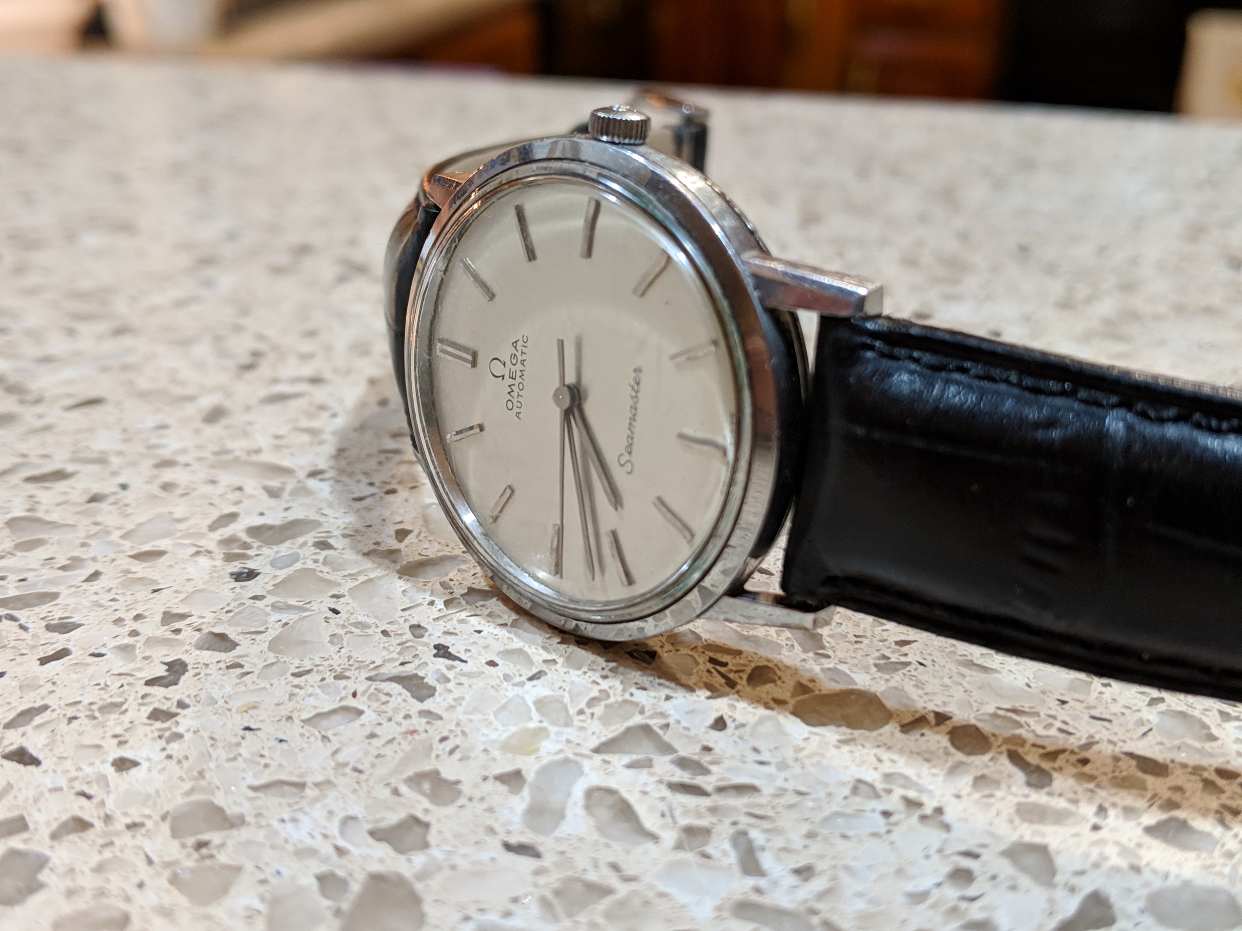 thin omega watch