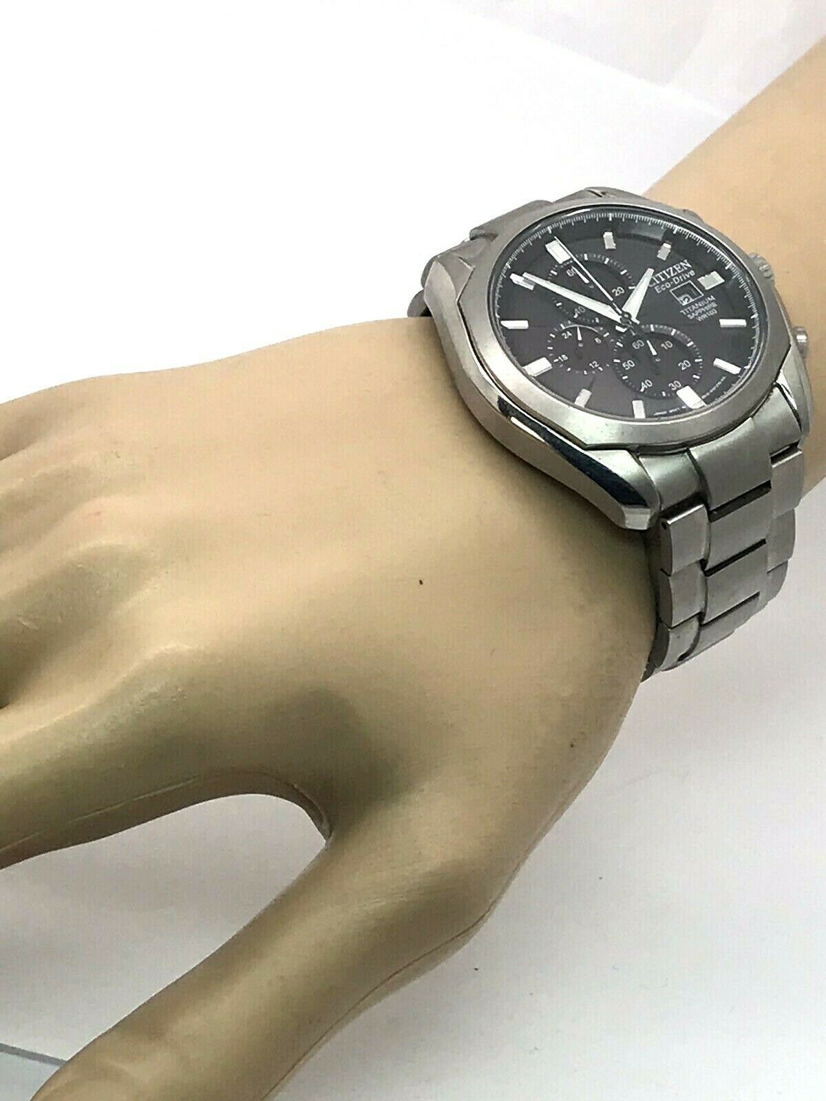 Citizen Eco Drive Titanium Chronograph Men's Watch B612-S068452