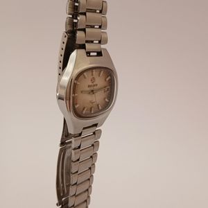 Vintage Fossil Stainless Steel and Leather Wood Grain Dial Women\'s Watch JR9688 Fossil Stainless Steel & Leather Wood Grain Dial Womens  main image 4
